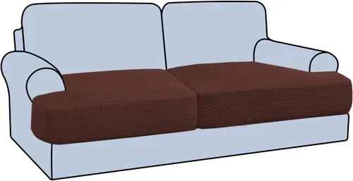 Miniatura 47 de H.VERSAILTEX Funda Elástica para Sillón Sofá con Cojín en Forma de T, Fundas de Cojín en T para Sala de Estar, Funda para Sillón Sofá, Funda