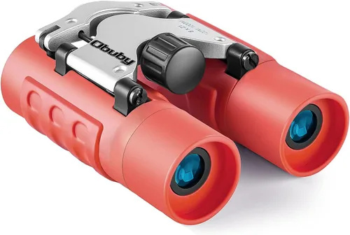 Miniatura 8 de Binoculares reales para niños. Regalos para niños de 3 a 12 años. Niños o niñas. Binoculares compactos de juguete de 8x21 con óptica de alta Azul