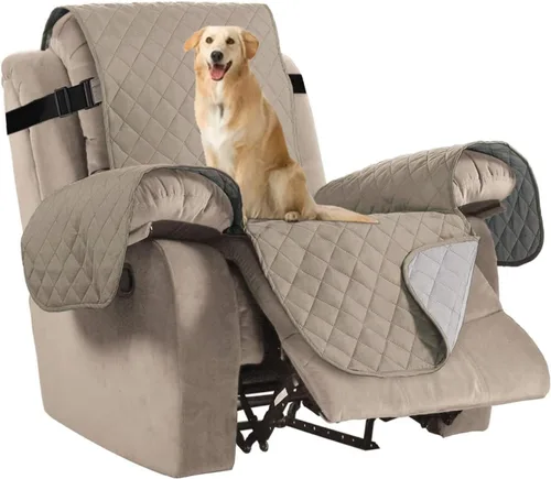 Miniatura 17 de H.VERSAILTEX Fundas Acolchadas Reversibles para Sillones Reclinables, Funda para Silla Reclinable Resistente al Agua, Protector de Muebles Lavable