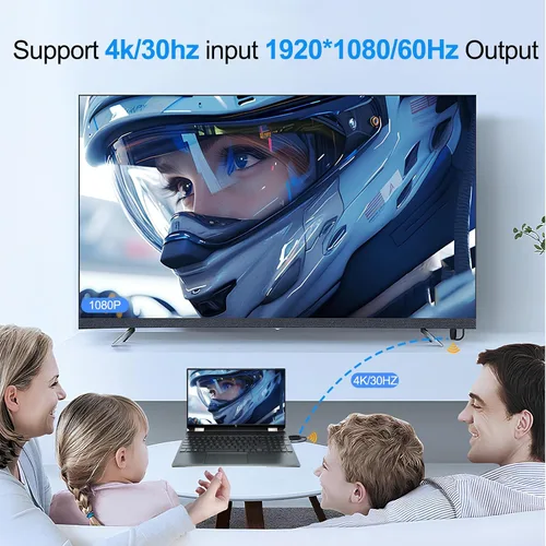 Miniatura 4 de Transmisor y receptor HDMI inalámbrico 4K, rango de 500 pies/150M, Plug and Play 2.4G/5G Kit de extensor HDMI inalámbrico para transmisión de video