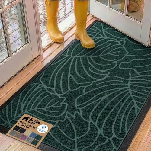 Miniatura 87 de Gorilla Grip - Tapete WeatherMax todoterreno 100% impermeable, caucho natural, resistente a manchas y decoloración, perfil bajo, interior y Grafito