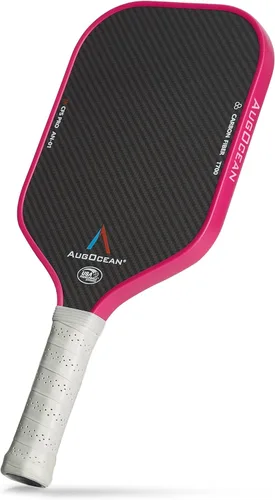 Miniatura 8 de Paleta de pickleball, palas de pickleball, superficie de pala de fibra de carbono cruda 3K con gran grano y giro, raqueta de pickleball T700