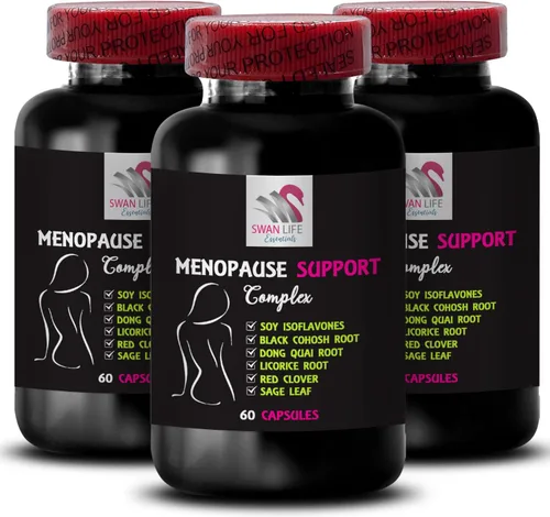 Miniatura 6 de Suplementos de menopausia para mujeres: alivio de la menopausia para sofocos, complejo de apoyo de la menopausia, fruta de castaño, sudores