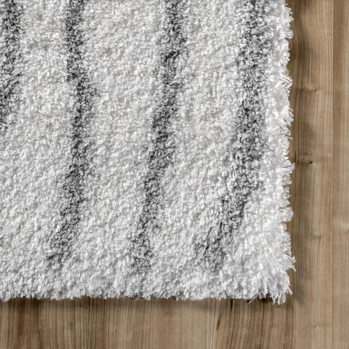 Miniatura 7 de nuLOOM Renata - Alfombra marroquí de pelo, 3 x 5, color gris