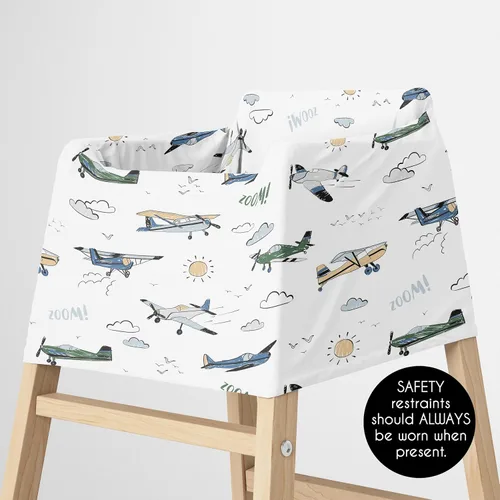 Miniatura 5 de Sweet Jojo Designs Funda de asiento de coche de bebé para lactancia, lactancia, silla alta, carrito de compras, cochecito, toldo para asiento