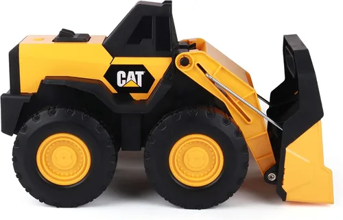 Miniatura 2 de Cat Juguetes de construcción, cargadora de ruedas de acero de 16 pulgadas, cuerpo de acero real, brazo y balde que funcionan, ruedas todo terreno