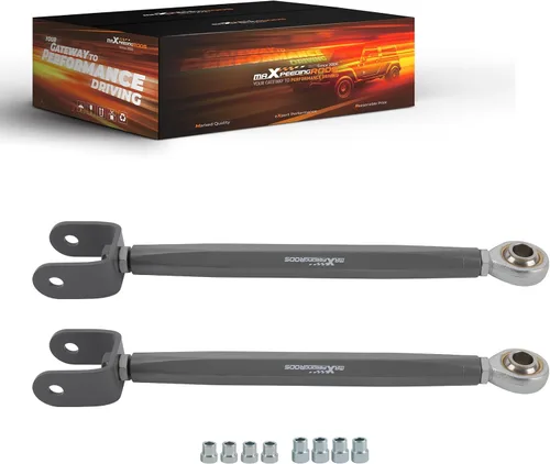 maXpeedingrods Puntera trasera ajustable para Nissan 350Z Z33 2003-2009, para Infiniti G35 2003-2007, -2° a +2°, gris