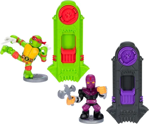 Miniatura 9 de Legends of Akedo Teenage Mutant Ninja Turtles. Mini guerreros de batalla contra paquete Donatello Vs Baxter Stockman M