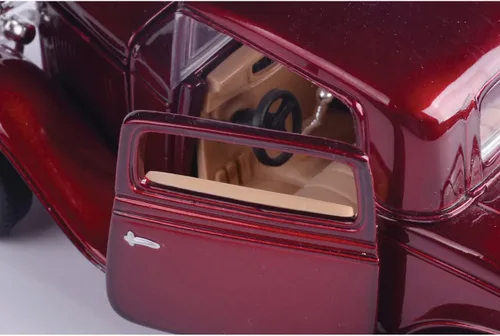 Miniatura 6 de MotorMax American Classics 1932 Ford Coupe 1/24 Escala Diecast Modelo Coche Rojo