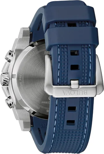 Miniatura 11 de Bulova Men's Icon High Precision Quartz Chronograph Watch, Curved Mineral Crystal