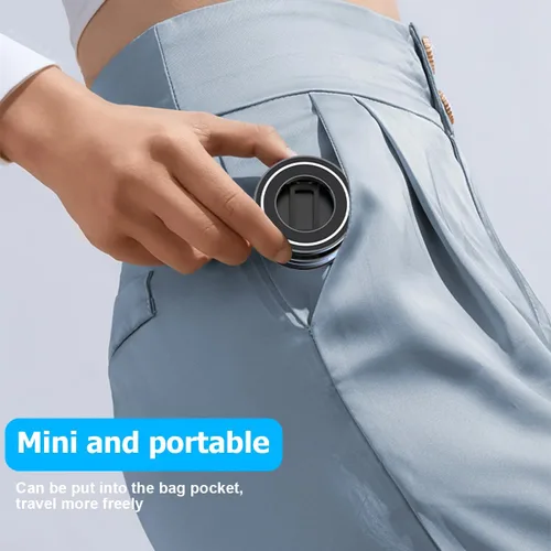 Miniatura 6 de HZEL Soporte magnético para teléfono al vacío para automóvil, soporte plegable para teléfonos inteligentes con ventosa, giratorio de 360°