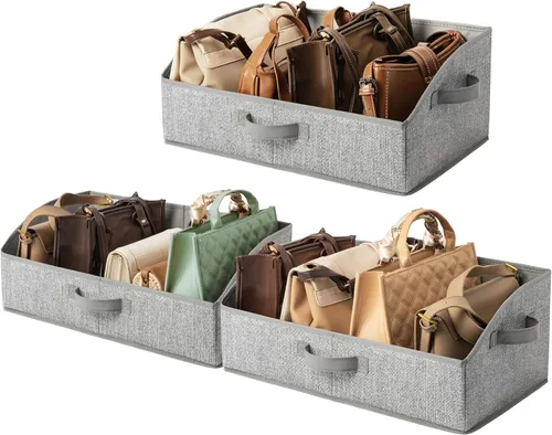 Miniatura 19 de GRANNY SAYS Contenedores de almacenamiento para armario, organizadores de ropa y contenedores de almacenamiento, cajas de almacenamiento Gris Oscuro