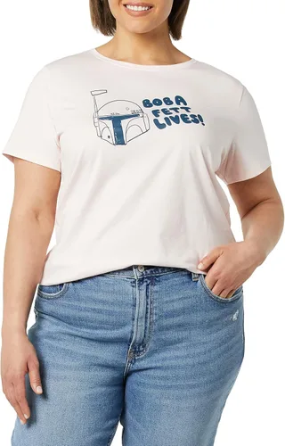 Miniatura 2 de Tienda Essentials Disney Marvel Star Wars Camisetas de manga corta con cuello redondo para mujer, paquete de 2