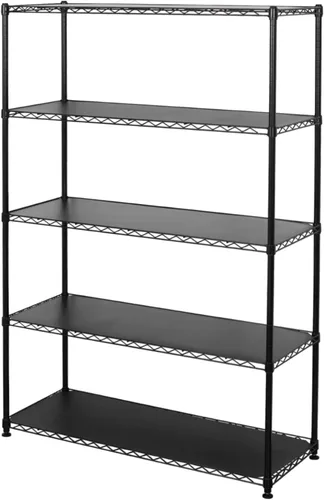 Miniatura 15 de SafeRacks - Estantes de almacenamiento certificados NSF, zinc, unidad de alambre de acero resistente con pies ajustables, estante para garaje