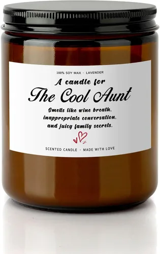 Gifts for Aunt Birthday Gifts Scented Candles Thank You Gift for Women Aunt Birthday Gift Auntie Presents Ideas Women Personalized Presents Funny