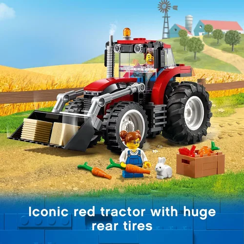 Miniatura 3 de LEGO City Grandes Vehículos Tractor 60287 - Juego de juguetes de construcción para niños, niñas y niños a partir de 5 años (148 piezas)