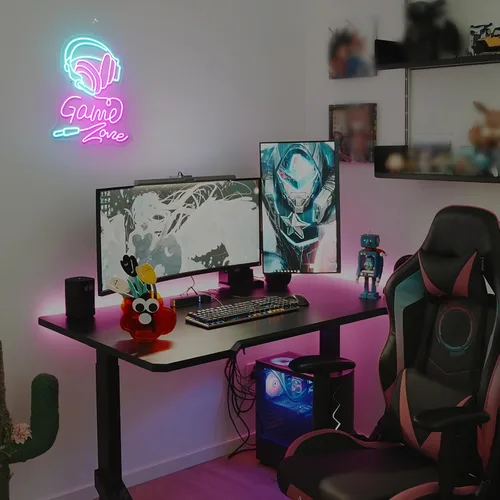 Miniatura 3 de Señal de Neón de Zona de Juego Gameneon Luces de Neón para Juegos para Decoración de Pared Luz LED Dormitorio para Niños Caverna de Hombre Fiesta