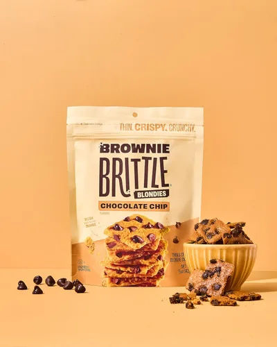 Miniatura 8 de Brownie Brittle – Galletas con virutas de chocolate Blondie delgadas y crujientes (paquete de 6, 5 onzas), deliciosos bocados de brownie gourmet