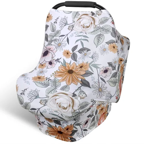Miniatura 10 de Rquite Funda para Asiento de Coche Todo en Uno para Bebé, Fundas para Asiento de Coche para Niña y Niño, Funda Elástica y Suave para Asiento