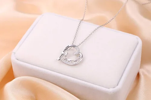 Miniatura 22 de Collar de plata esterlina para mamá, regalo para el día de la madre, dije o brazalete para mamá