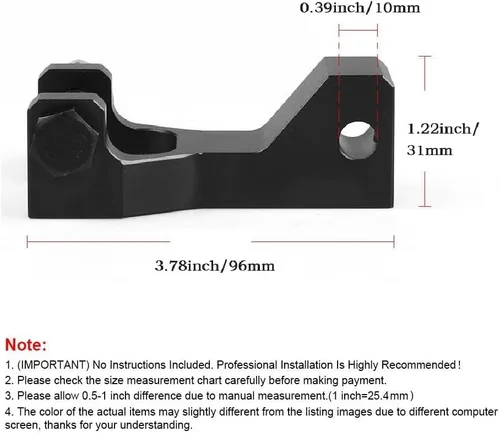 Miniatura 6 de Kit de reducción de altura delantero y trasero compatible con Yamaha Raptor 660 660R YFM660R 2001-2005 Raptor 700 700R YFM700 2006-2017 Raptor350