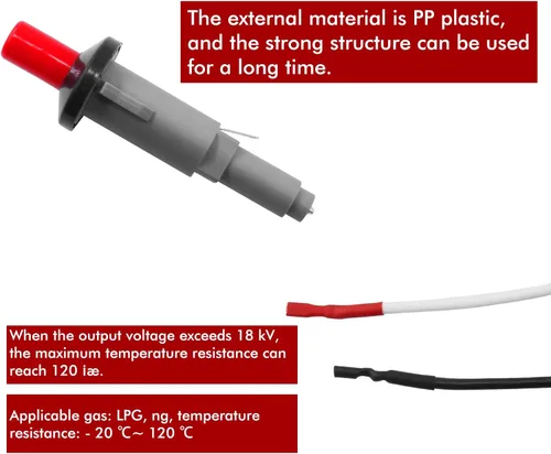 Miniatura 6 de MENSI Kit de encendido de botón de presión Piezo para parrilla, reemplazo de encendedor para Weber 80462 Q100 Q200, para nuevas piezas de parrilla