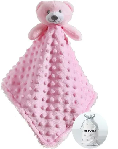 Miniatura 36 de CREVENT Mantas de bebé suaves y acogedoras para niños y niñas + manta de seguridad, juego con una bolsa de regalo esenciales para recién nacidos Gris