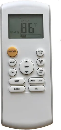 YING RAY Repuesto para Midea Super General Inventor Omnia Aire Acondicionado Remoto RG57A2/BGEF RG57A3/BGEF RG57B/BGE RG57D/BGE RG57A16/BGEF