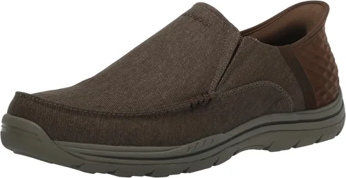 Miniatura 11 de Skechers USA Expected - Zapatos sin cordones de lona Cayson Moc Toe para hombre