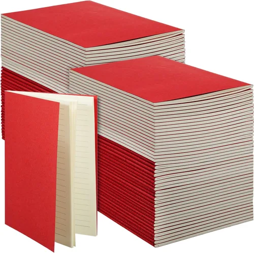 Miniatura 21 de Mimorou 100 piezas de cuadernos diarios a granel - Cuadernos kraft de tapa blanda A5 pequeños de 5.5 pulgadas x 8.3 pulgadas con 60 páginas 30 hojas
