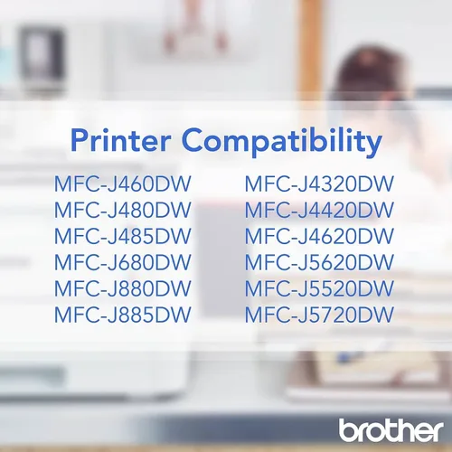 Miniatura 5 de Brother Printer LC203Y - Cartucho de tinta de alto rendimiento, amarillo, 550 páginas, 1 unidad (paquete de 1)