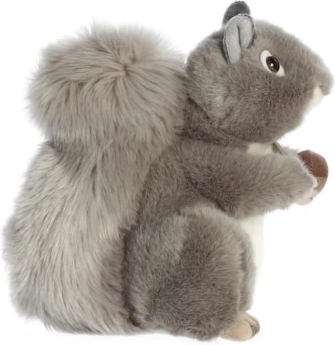 Peluche afelpado con forma de ardilla 8 pulgadas