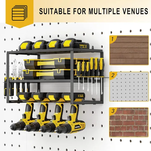 Miniatura 4 de Spacecare Organizador de Herramientas Eléctricas - Soporte para Herramientas de Taladro Eléctrico - Estante de Herramientas Resistente y Paquete