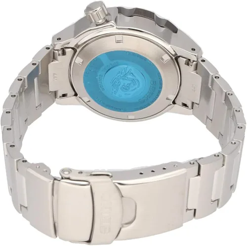 Miniatura 3 de Seiko Prospex Save The Ocean Diver's - Reloj con esfera azul de 656.2ft SRPE09K1, Azul