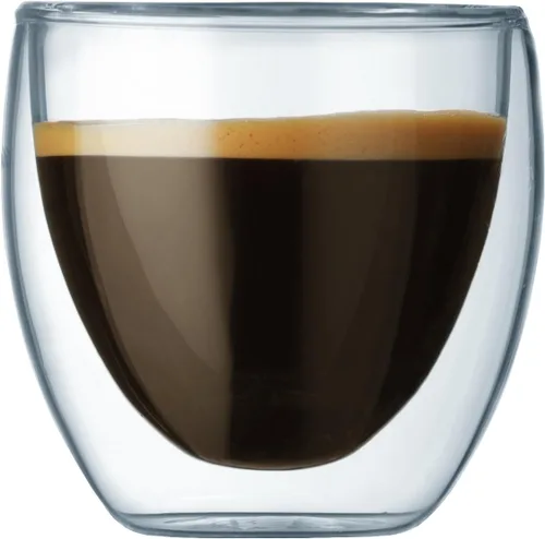 Miniatura 2 de Set de dos Bodum Pavina de 2.5 onzas, con vidrio doble, extra pequeños., Empaque original, Transparente