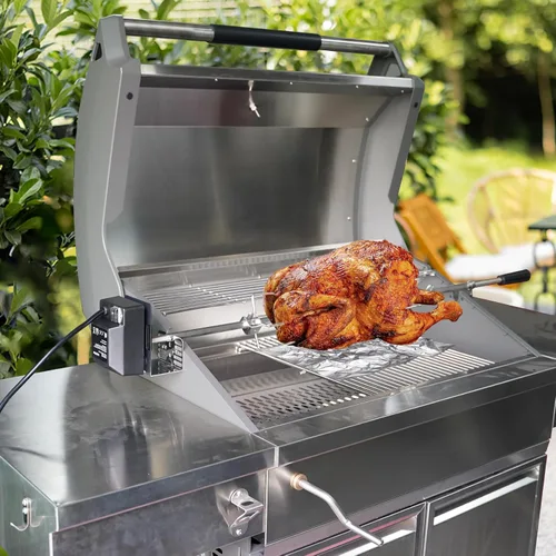 Miniatura 5 de Onlyfire Soporte universal del motor del asador del acero inoxidable de la parrilla de la barbacoa