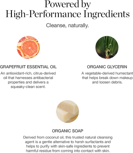 Miniatura 6 de Barra de lavado de brochas Ogee - Barra de lavado de brochas de maquillaje suave con ingredientes orgánicos, segura para las cerdas, fabricada