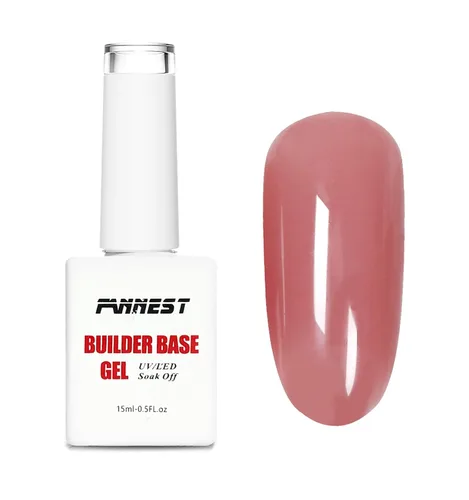 Miniatura 8 de Kit de Gel Constructor Gel Base de Goma Esmalte de Uñas, 15ml*2pcs (0.51 fl oz x 2 piezas) Para Engrosamiento de Uñas, Extensión de Fortalecimiento