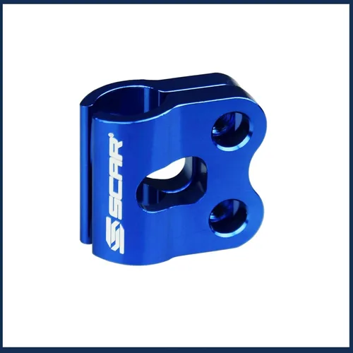 Miniatura 6 de SCAR Abrazadera de línea de freno compatible con KAWASAKI KX KXF KLX 65 80 85 100 125 250 450 89-26 SUZUKI RM RMZ DRZ 04-26, rojo Kawasaki Suzuki