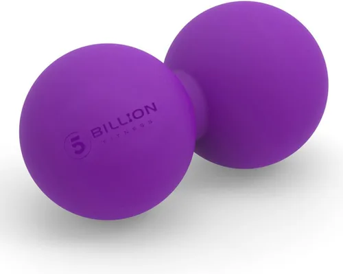 5BILLION FITNESS Pelota de Masaje de Maní, Doble Pelota de Lacrosse y Pelota de Masaje de Movilidad para Terapia Física, Herramienta de Masaje de