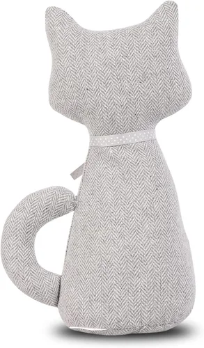 Miniatura 2 de Lindo Tope Decorativo para Puerta para Piso de Casa y Oficina, Topes de Puerta de Tela con Animales Ponderados, Protectores de Pared Pesados, Gato