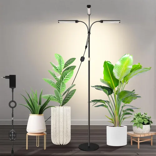 Luces de plantas grandes para cultivo en interiores de 24 V, espectro completo mejorado de 660 nm, luz LED de cultivo LM281B+, luz de planta con
