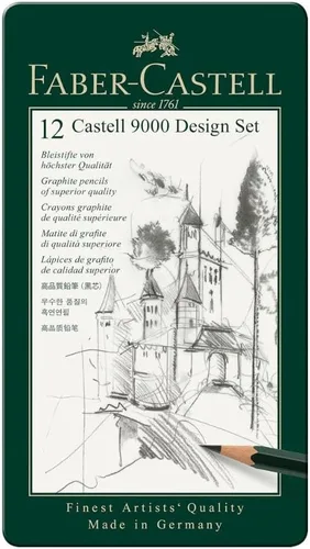 Miniatura 2 de Faber Castell 9000 lápiz de diseño FC119064 Pack de 12