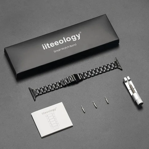 Miniatura 8 de Correa delgada compatible con Apple Watch de 1.654 in 1.811 in 1.614 in 1.772 in 1.575 in 1.732 in 1.496 in, pulsera de lujo delgada y ligera
