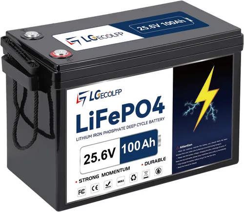 Miniatura 18 de Batería LiFePO4 de 12 V 100 Ah BCI Group 31, batería de litio de 12 V 100 Ah 7000+ciclos profundos, potencia de salida de 1280 Wh, soporte