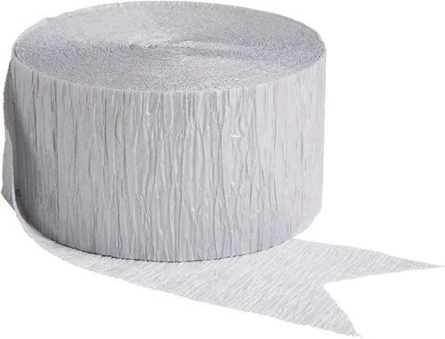 Miniatura 6 de Rollo de papel crepé envuelto en oro, 81 pies (1 unidad), ideal para impresionantes manualidades, decoración de fiestas y más