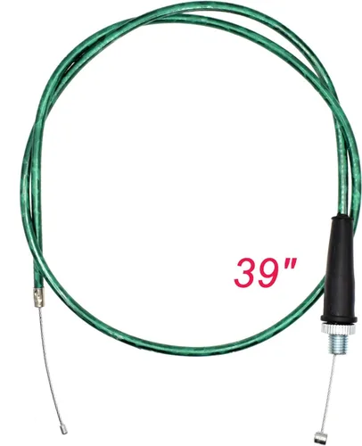 Miniatura 2 de Riyitauto - Juego de mango acelerador giratorio y cable de 39 pulgadas para manillar de 7/8 pulgadas 0.866 in, 50 cc, 90 cc, 110 cc, 125 cc, 4