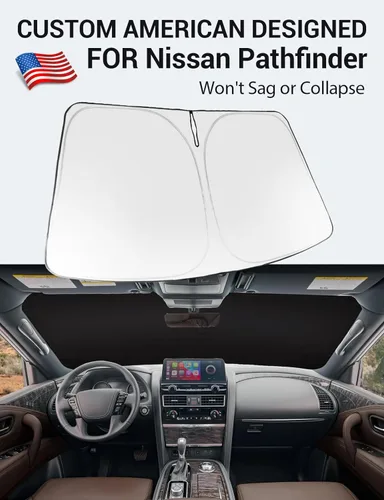 Miniatura 581 de Proadsy Parasol plegable para parabrisas delantero 2026, ajuste personalizado, accesorios para CRV SUV LX EX EX-L EX-L Navi Touring 2017-2022