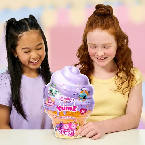 Miniatura 3 de Cookeez Makery Yum Yumz - Funda para coleccionista, una funda gigante para helados que puede almacenar 36 Yum Yumz. Incluye 6 peluches exclusivos