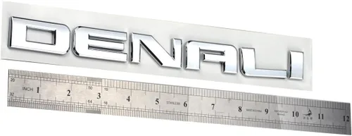 Miniatura 4 de Aimoll Denali Emblemas de placa de identificación, insignia para GM 07-16 Yukon Sierra Terrain (1 unidad, cromado)
